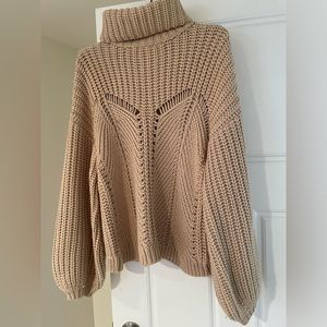 525 brown faux corset turtleneck